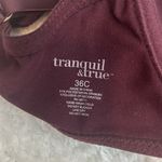 Tranquil and true maroon women’s bra size 36c Red Photo 3