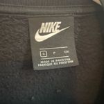 Nike  Black Cropped Sweatshirt Photo 2