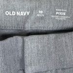 Old Navy NWT  Pixie High Ride Gray Slacks Dress Pants 10P 10 Petite Office Photo 2