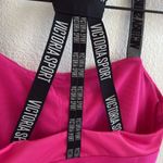 Victoria Sport Victoria's Secret  Super Strappy Spellout Sports Bra Hot Pink L Photo 3