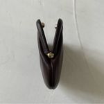 Coach Vintage Mahogany Leather Kisslock Coin Wallet Pouch Photo 5