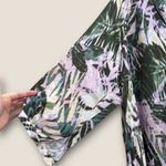 margaret o'leary Paola Dark Tropical Print Tunic Dress Photo 4