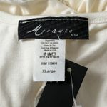 Mon Amie XL White Lace Cold Shoulder Boho Chic Dolman Batwing Sleeve Romantic Photo 4