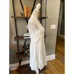 Alice + Olivia Fae Eyelet Embroidery Fit Flare Mini Dress White Womens Size 14 Photo 7