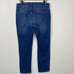 Eileen Fisher Stretch Ankle Straight Leg Denim Jeans Women’s Size 6 Medium Wash Photo 5