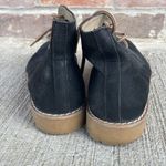 Etienne Aigner  Black Suede Ankle Boots Booties Womens Size 8.5 Narrow Photo 3