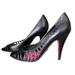 Betsey Johnson Black Open Toe Heels Photo 3