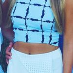 J.O.A. Light Blue Crop Top Photo 0