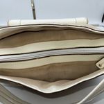 Etienne Aigner  Vintage‎ Linen and Leather Shoulder Bag Photo 6
