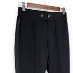 Good American Glitter Tuxedo Stripe Cropped Pull On Stretch Pants Size 1 (Small) Photo 2