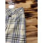 ep pro  Women Size 8 Yellow Gray Plaid Rayon Blend Lined Skort Sexy Party College Photo 9