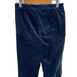 Rosemunde Copenhagen Skinny Pant Deep Blue Velvet Pull On Tapered Size 34 US 4 Photo 4