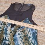 Armani Exchange  Blue Black Sleeveless Blouse Top Medium Photo 8