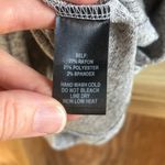 Lulus  Heathered Grey Knotted Front Long Sleeve Dress Size S. NEW Photo 9