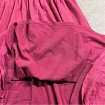 Garnet Hill ⭐️ Pink Cotton Blend Ruched Sleeveless Dress Size 10 EUC Photo 5