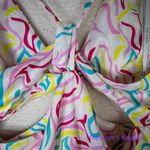 For Love & Lemons New!  Palmer Satin Mini Dress Womens L Cutout Colorful Summer Photo 10