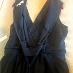 Emma & Michele  NAVY BLUE Dressy/flirty jumper pants w/ shorts under neath Photo 7