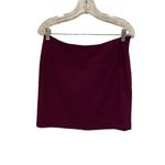Dalia Collection  Wool Blend Dark Purple Mini Skirt size 8 Photo 1