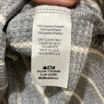 Final Touch  Gray & White Stripes Waffle Knit V-Neck Top Photo 4