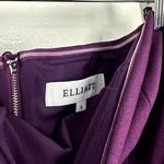 Elliatt Reception Cascade Ruffle Strapless Cocktail Dress in Royal Purple Small Photo 5