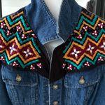ROPA Embroidered Denim Jean Vest Size L Photo 1