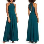 Lulus Lulu’s NWT Night of Romance Emerald Green Sleeveless Maxi Dress Photo 1