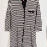 Betsey Johnson Striped Button Up Collared Shirt Photo 0