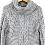 EXPRESS SMALL Gray Pastel Fairy Kai Wool Blend Knit Cowl Neck Sweater Photo 2