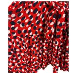 Free Assembly Long Sleeve Tiered Belted Mini Dress with Pockets Size Small Red Photo 8