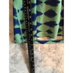 Nike  Pro Women's Large Compression‎ V-Neck Tee Green Blue Dri-FIT Photo 5