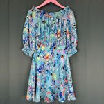 Saloni Grace Mini Dress Blue Size 4 Photo 4