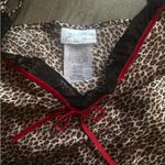 secret treasures Vintage Satin Cheetah Print Pajama Set Photo 2