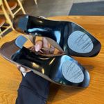 Ralph Lauren  Womens 8.5 Taupe Metallic Slingback Block Heel Vintage Photo 5