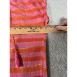 Tommy Bahama  pink orange stripe linen blend dress medium t shirt dress Photo 7