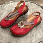 Spring Step  hand made Red Leather comfort Mary Jane’s  Shoes size EU 36 5.5 -6 Photo 1