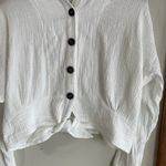 Free People Sunstreaks tie front shirt Photo 5