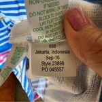 Lilly Pulitzer lena dress lapis blue tiki stripe size XS Photo 8