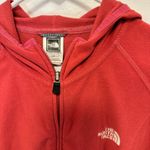 The North Face sweatshirt! Zip up dark pink fleece sweater size large! Photo 1