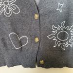 SO Y2K  Cardigan Sweater Women XSmall Celestial Boho Cozy Indie Soft Grunge Artsy Photo 1