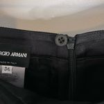 Giorgio Armani  Vintage Pinstripe Pencil Skirt Black 36 Medium 6 Photo 3