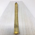 Sterling Silver /gold overlay wide diamond cut bracelet Photo 10