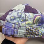 Donna Sharp Baseball Cap patchwork blue paisley print Photo 4