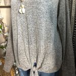 Nine Britton  Stitch Fix Billie Tie Front Brushed Knit Long Sleeve Top Photo 5