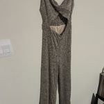 Naked Wardrobe  grey cutout jumpsuit small Photo 2