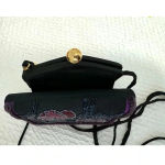 La Regale Lot Of 2 Vintage Evening Hand Bags Purse Clutch  Black Beaded Small Photo 8