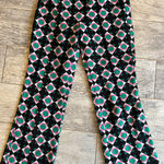Anthropologie Maeve by The Margot Pants Geometric Print XS Extra Small Stretch Photo 0