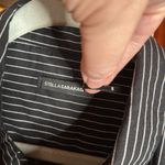 Stella Carakasi Real Life Tunic Stripe Stretch Poplin Black White Size Small Photo 11