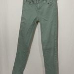 AG Adriano Goldschmied The Stevie Ankle Slim Straight Leg Women's Size 25R Mint Green Photo 0