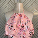 Cupcakes and Cashmere‎ Corralyn Floral Halter Dress Pink Size 4 Photo 3