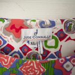 Jude Connally Beth 110 Sleeveless Pullover Shift Dress Bright Abstract Floral XL Red Photo 5